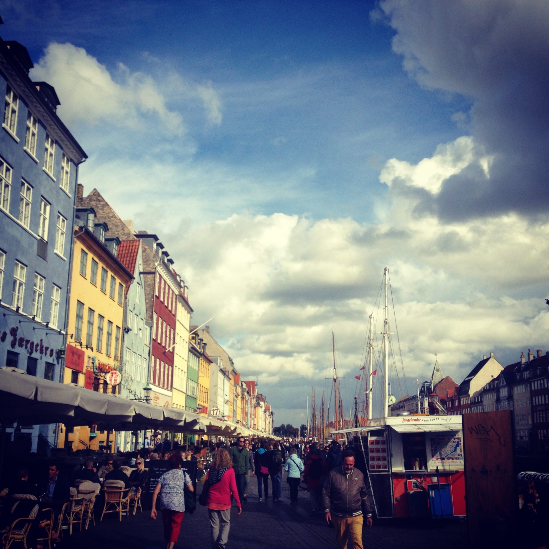 Colorful Copenhagen Harbor
