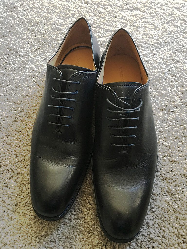 Comfortable black Vince Camuto Oxford shoes, men's footwear, review of how Vince Camuto dress shoes compare to other dress shoes