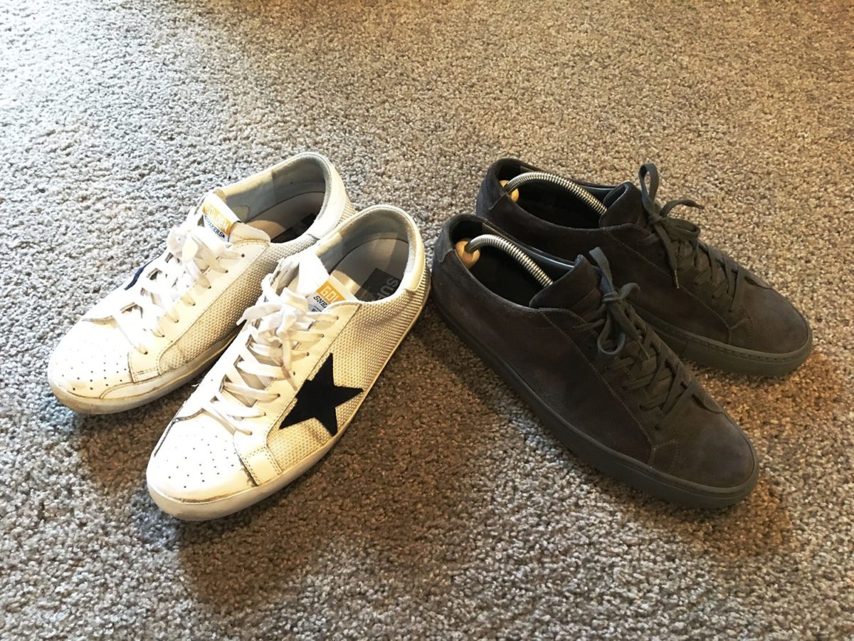 Golden Goose and Common Projects Comparison Review, Common Projects sneakers, luxury sneaker review