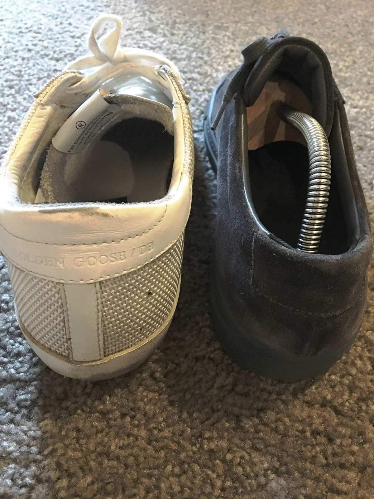 Golden Goose vs. Common Projects Heel Comparison 