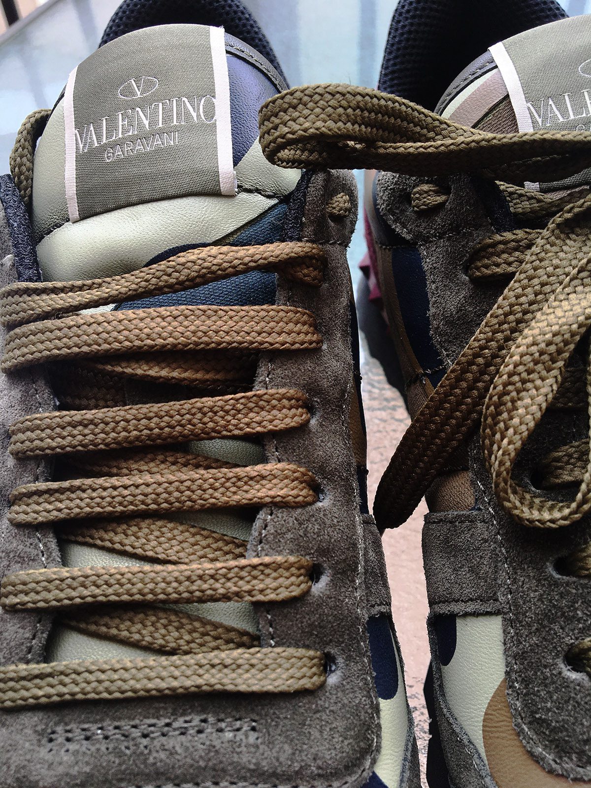 Valentino Logo on the Valentino Rockrunner for men