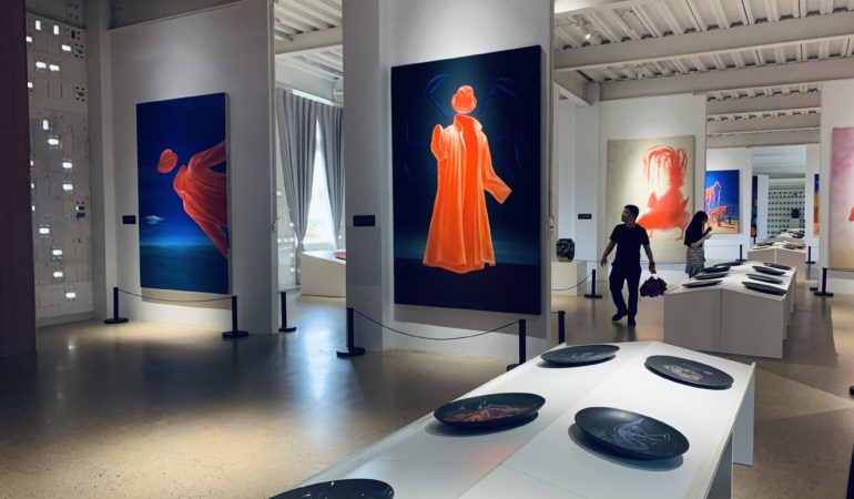 Lu Xuo's art exhibit at The Ant Museum